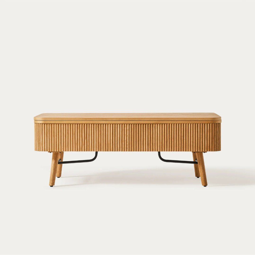 Hernest Lift-Top Coffee Table - Natural Oak (Read Description)