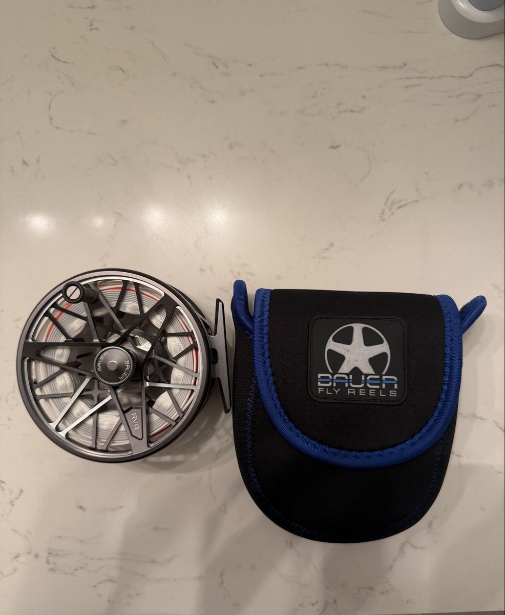 Bauer RVR Fly Reel 6/7 W/ Rio Elite Indicator