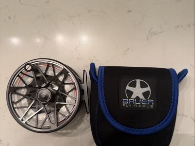 Bauer RVR Fly Reel 6/7 W/ Rio Elite Indicator