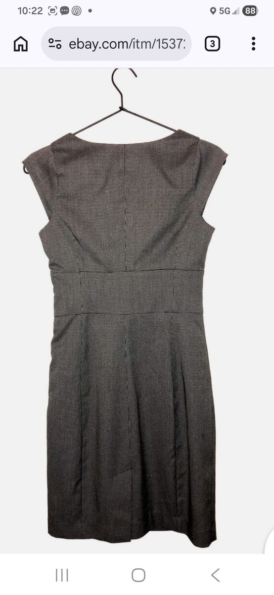 The Limited Collection Black Sheath Cap Sleeve Dress