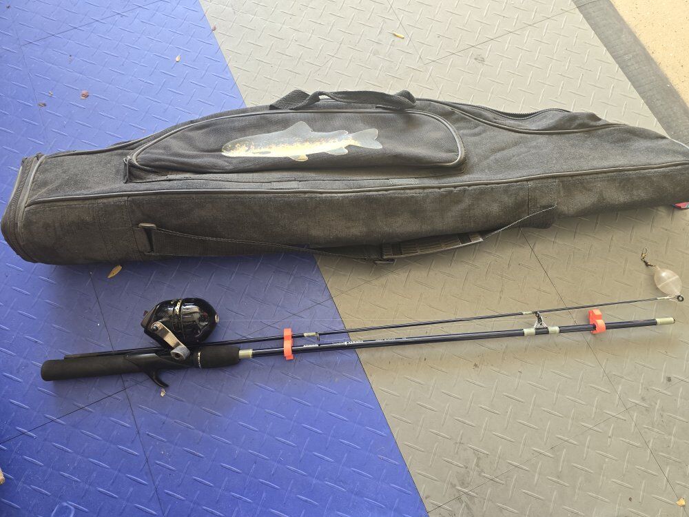 fishing pole with case