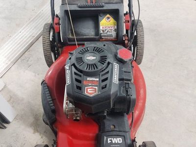price is firm!! craftsman Briggs & Stratton platinum 7.25 163cc self propelled lawnmower