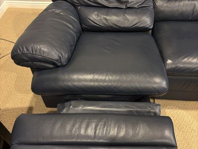 leather sectional