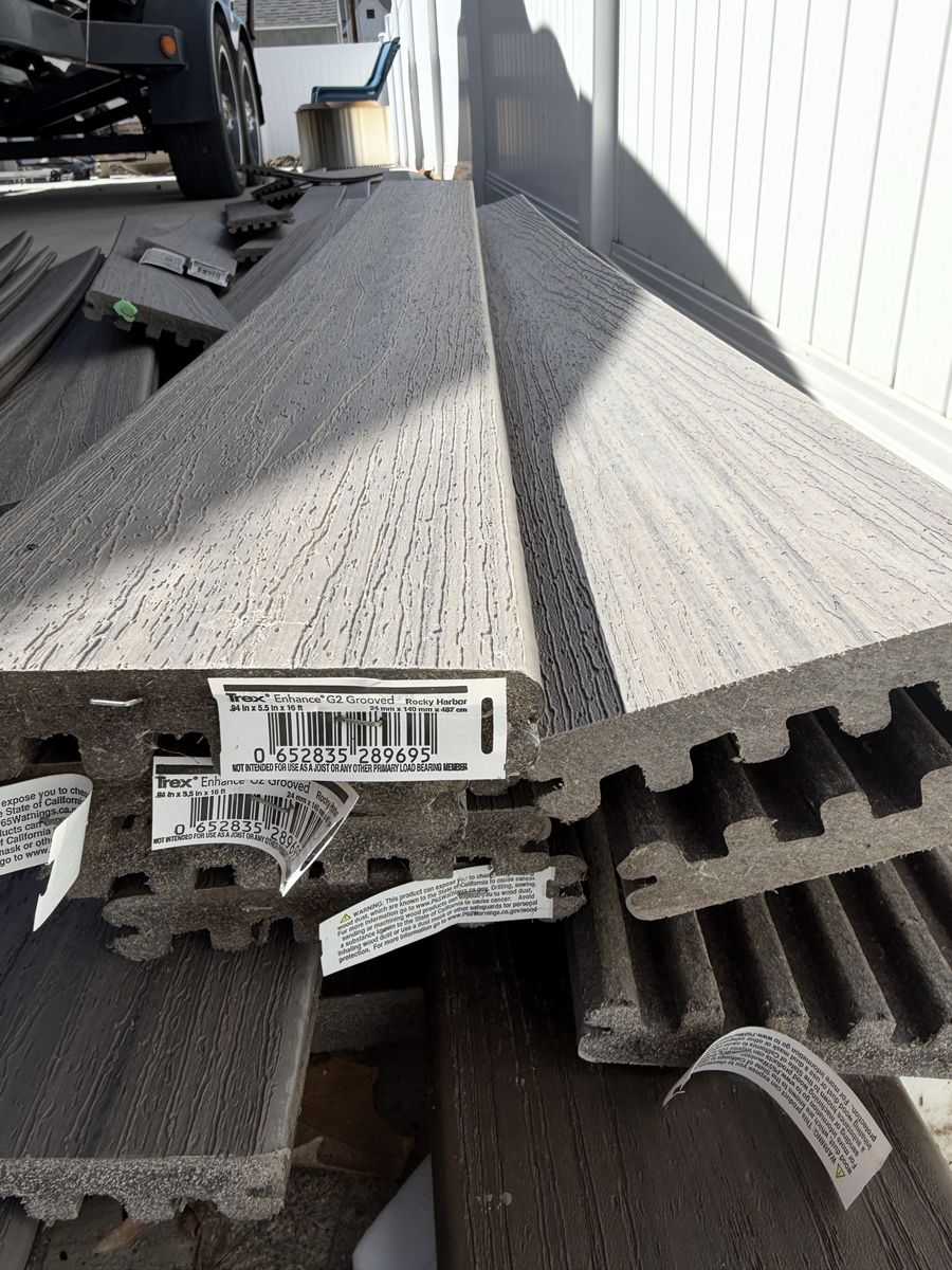 Trex Decking Materials