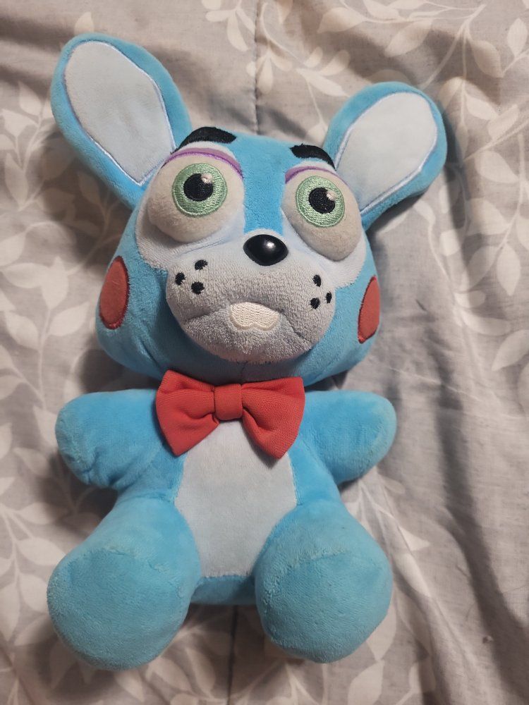 Five Nights at Freddy's FNAF Toy Bonnie Plush Signed Autographed John FuNNaFF