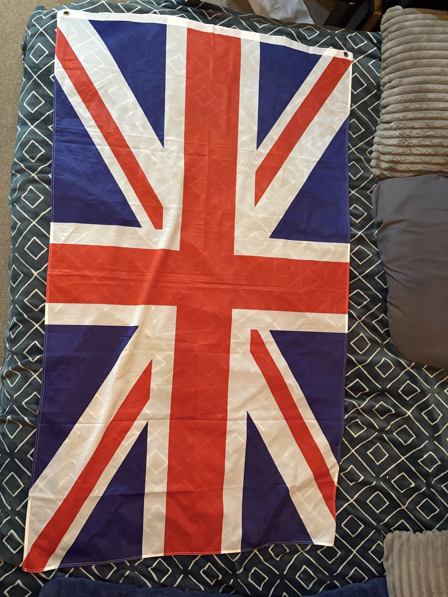 British Union Jack Flag & American Flag Bundle - Large, Durable Fabric