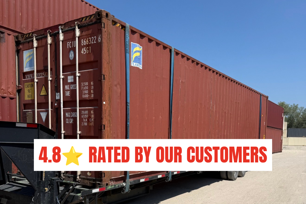 40' Shipping Container – Contractor Storage – Ready to Deliver