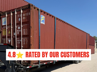 40' Shipping Container – Contractor Storage – Ready to Deliver