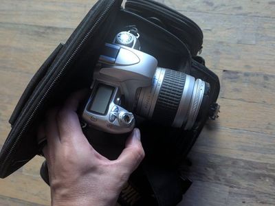 Nikon N65 35mm Film SLR Camera with 28-80mm Lens & Carrying Bag