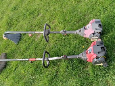 2 Red Troy Bilt Weed Wackers 4 Cycle