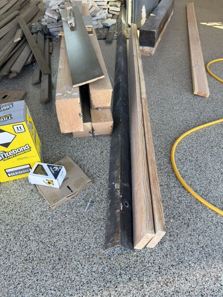 20 Ft Angled Steel Support Beam