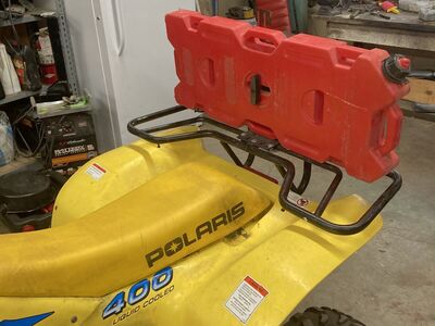 Utv or atv gas tank
