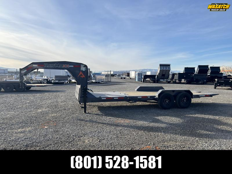 RawMaxx 7x22 G7X I-Beam Gravity Tilt Equipment Trailer