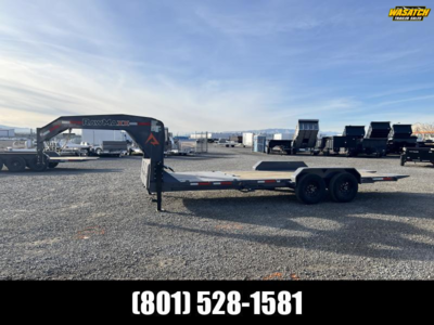 RawMaxx 7x22 G7X I-Beam Gravity Tilt Equipment Trailer