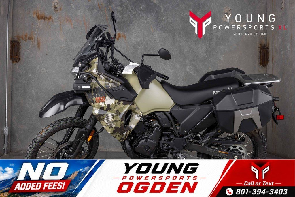 2026 Kawasaki KLR®650 Adventure ABS Cypher Camo Beige