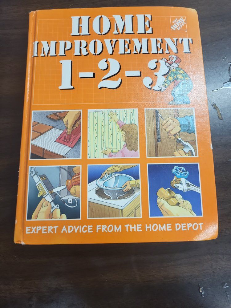 The Home Depot 1-2-3 Home Improvement Textbook/Manual - Essential DIY Guide