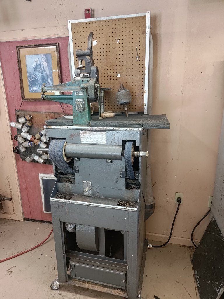 Landis shoe finisher unit