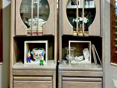 Oak Tower Cabinets