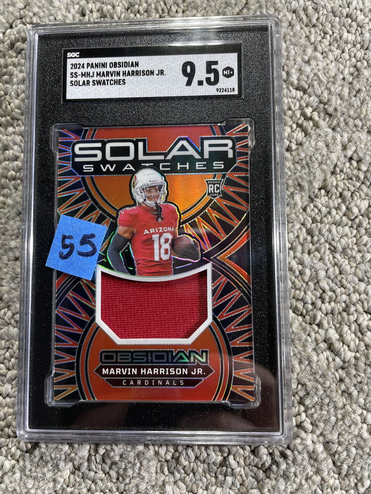 Marvin Harrison Arizona Cardinals graded slabs $55-$70