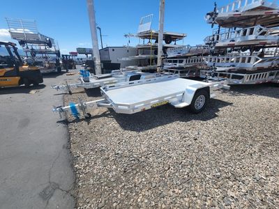 2027 Aluma 7712H (6.5X12) Aluminum Tilt Utility Tr