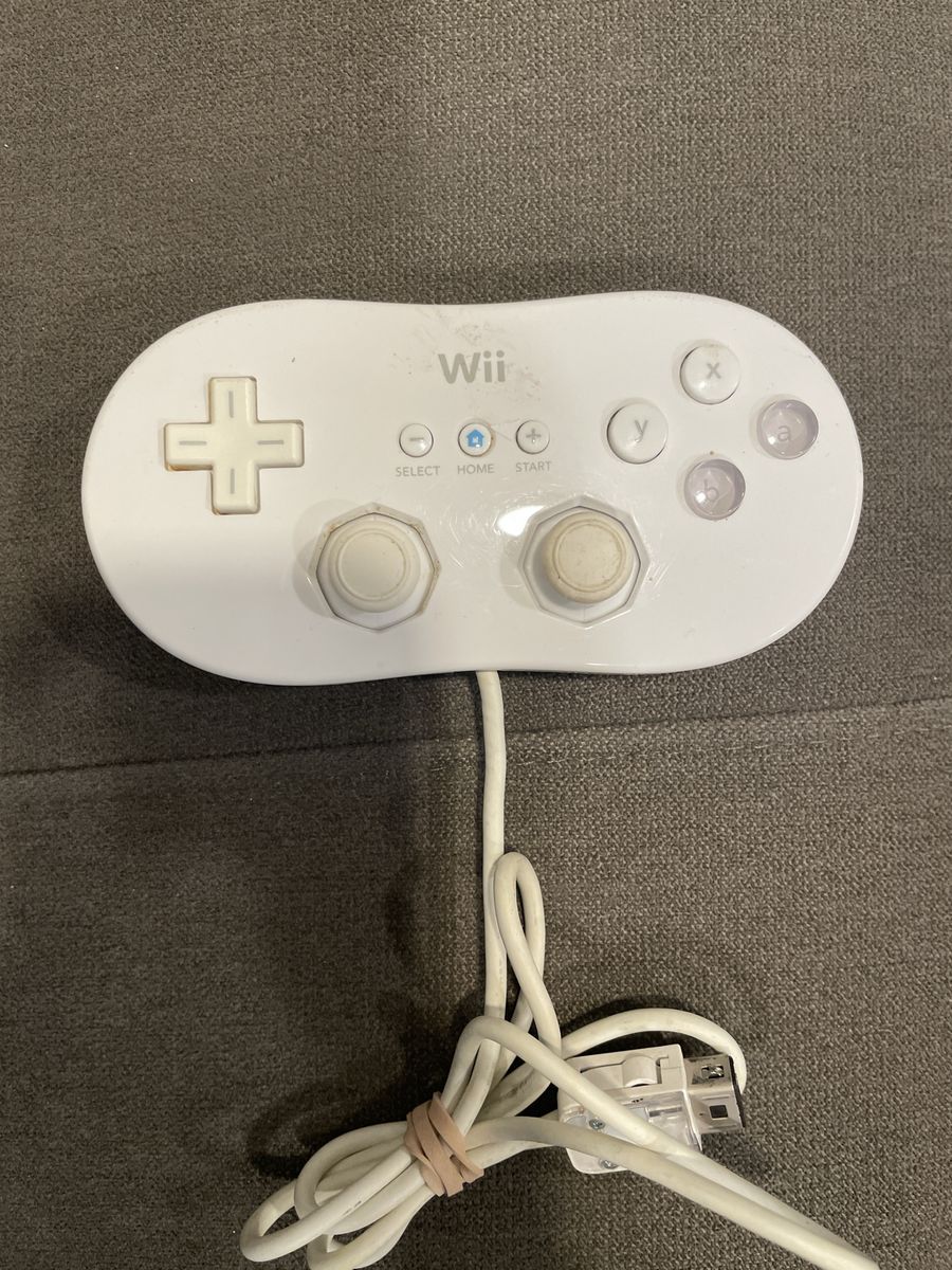 Nintendo Wii Classic Controller White RVL-005