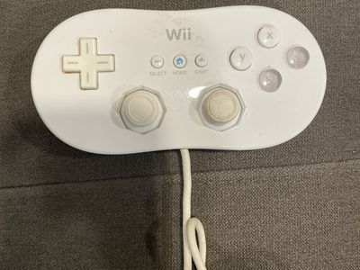Nintendo Wii Classic Controller White RVL-005