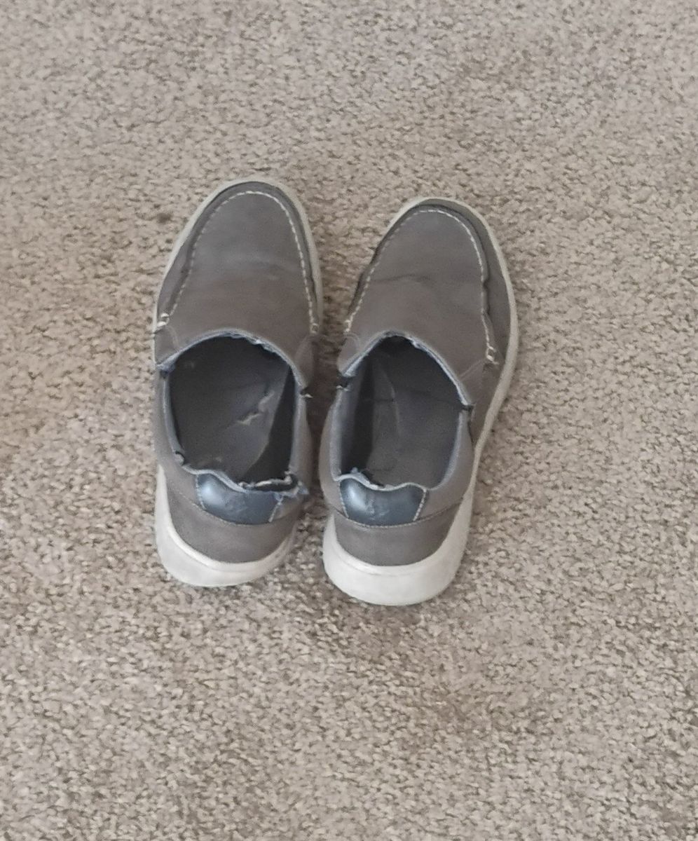 Men's Gray Slip-On Casual Shoes - Comfortable Loafers