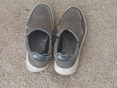 Men's Gray Slip-On Casual Shoes - Comfortable Loafers