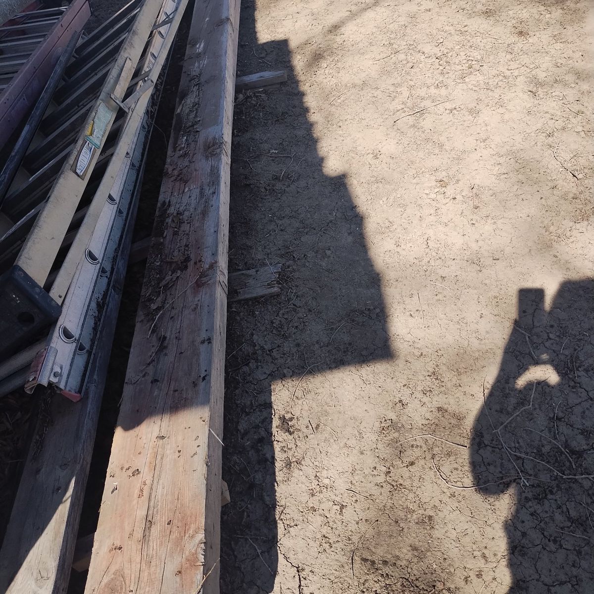 1 plank 24 feet Long x9. 5" wide 2.5" think