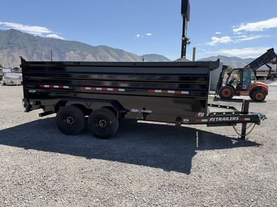 2027 PJ Trailers 7x16 15.4k 83 Low-Pro High Side "
