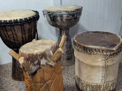 4 hand drums
