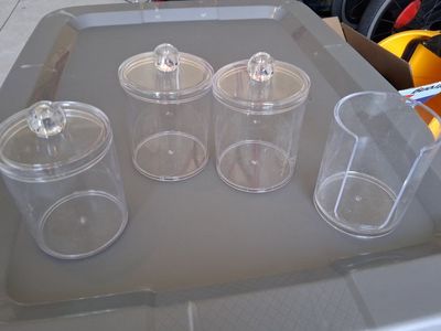 Bathroom containers