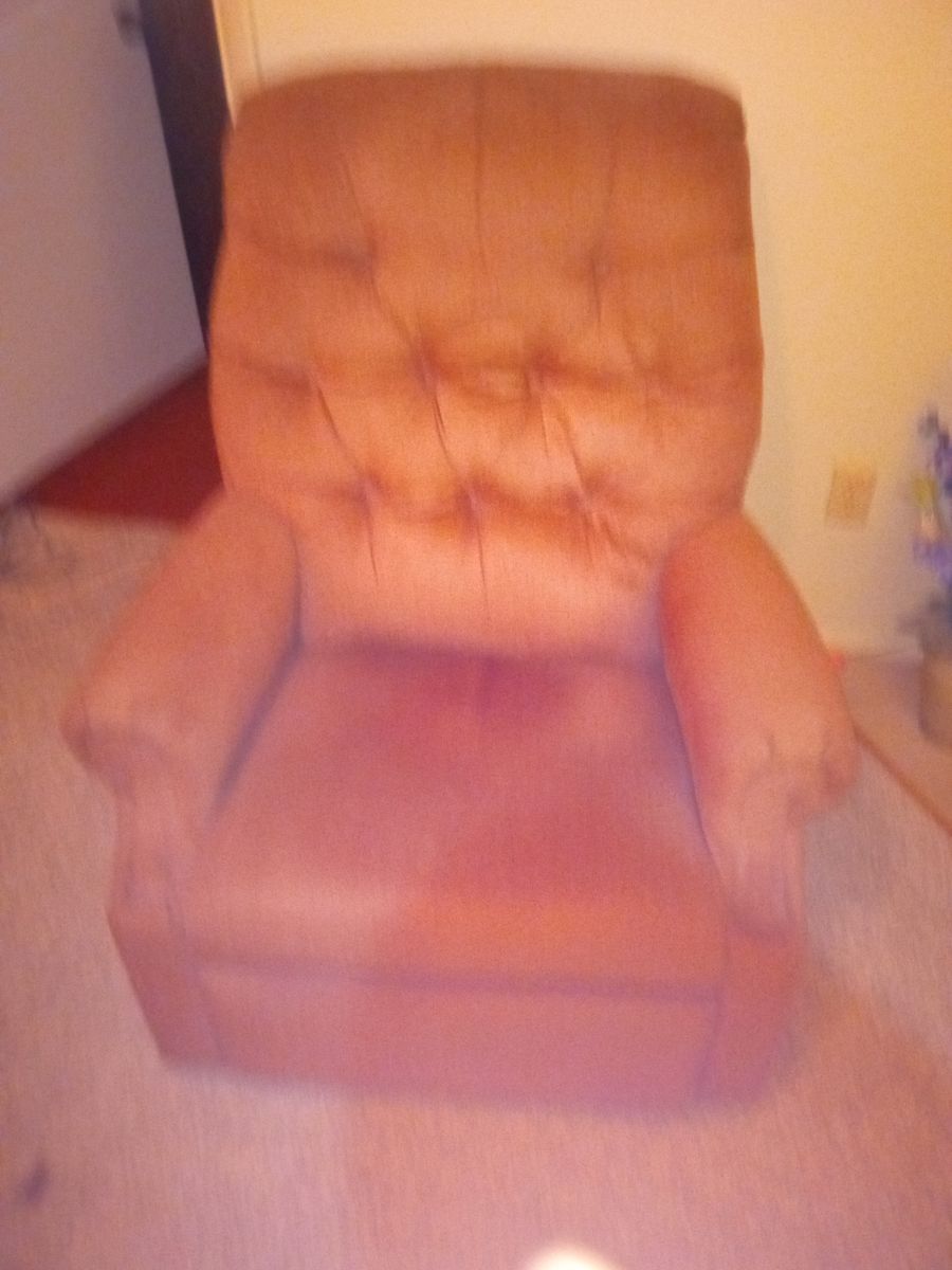 Brown Fabric Armchair Recliner