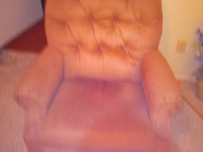 Brown Fabric Armchair Recliner