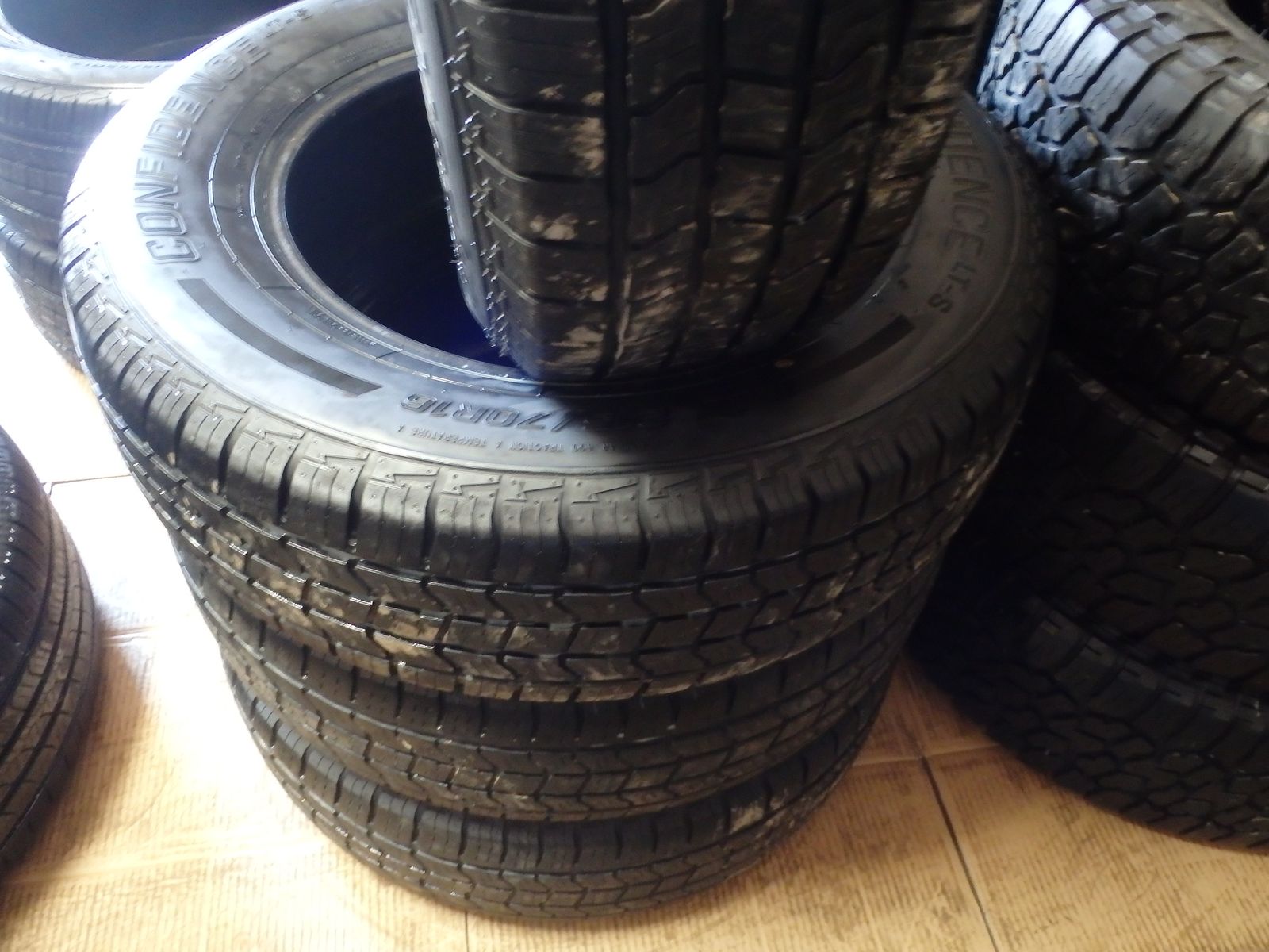 215/70R16 CALDERA CONTIDIANE LT-S SET OF USED TIRES