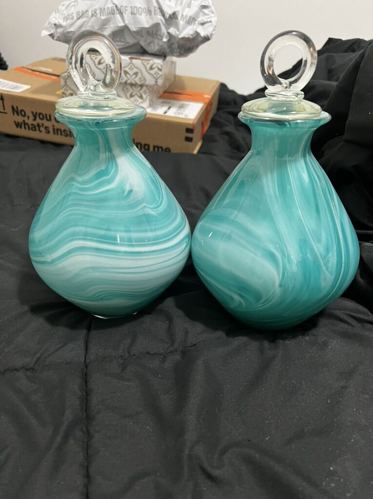 Glass Vases Or Decanters