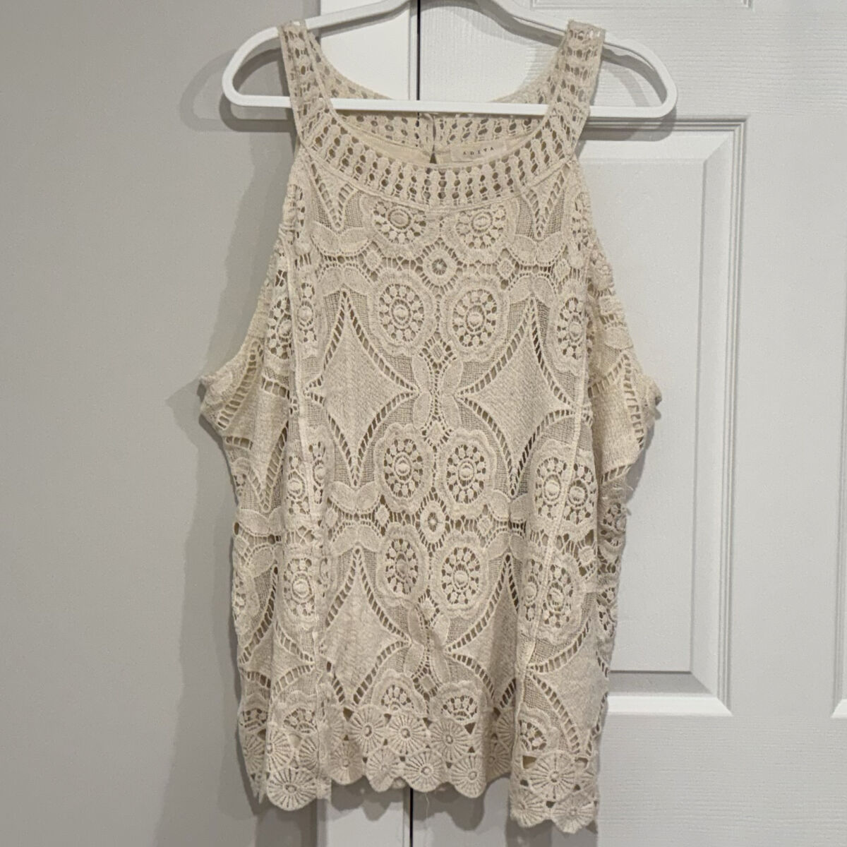 Sleeveless Crochet Blouse