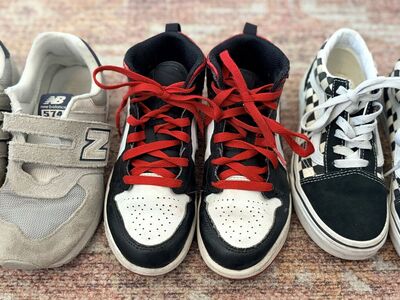 Boys Size 2 Shoes New Balance Nike Vans