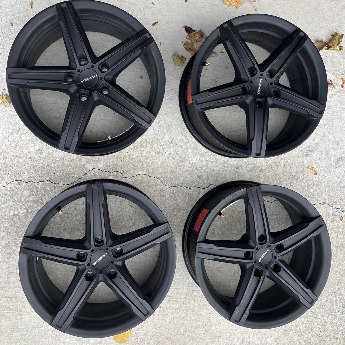 16 Inch Black Vision Wheels