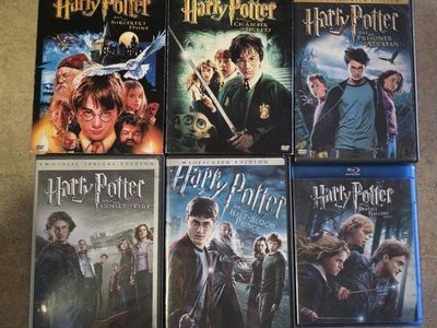 Harry Potter dvd and blu-ray movies