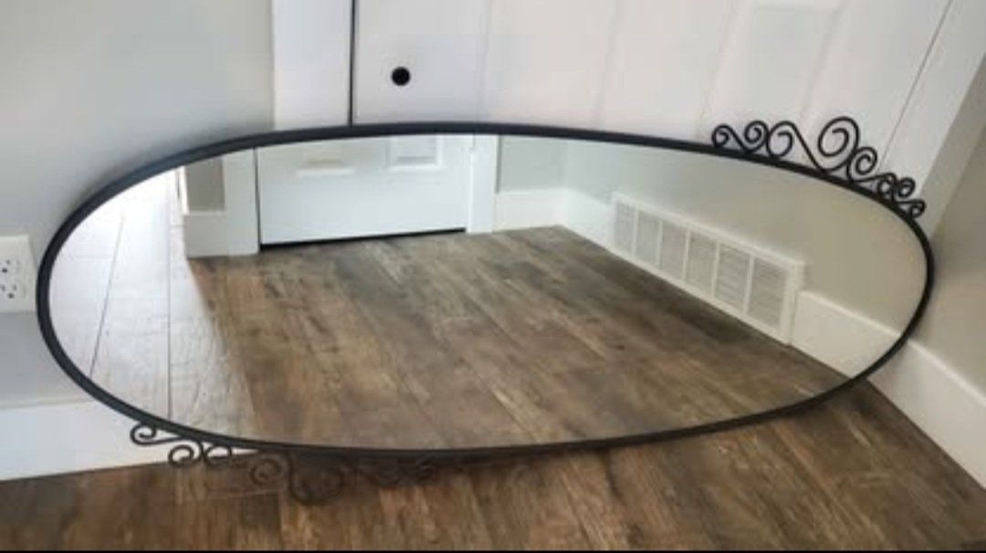 Black Metal Frame Ikea Mirror
