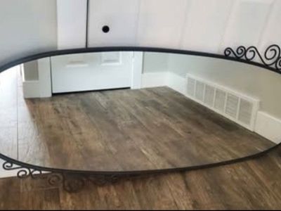 Black Metal Frame Ikea Mirror