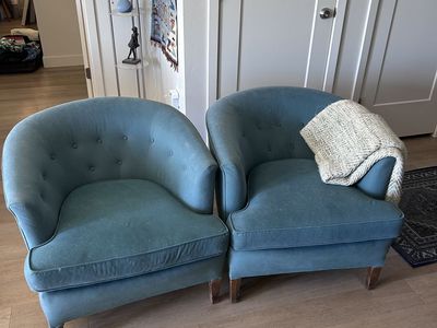 Matching accent chairs 28x28x30