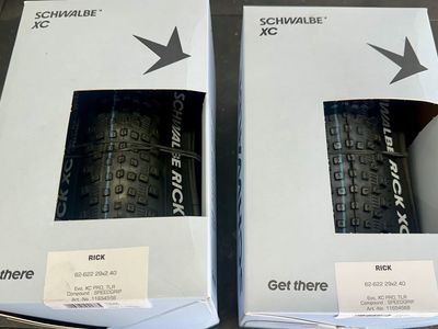 Schwalbe XC Rick 29x2.4” tires