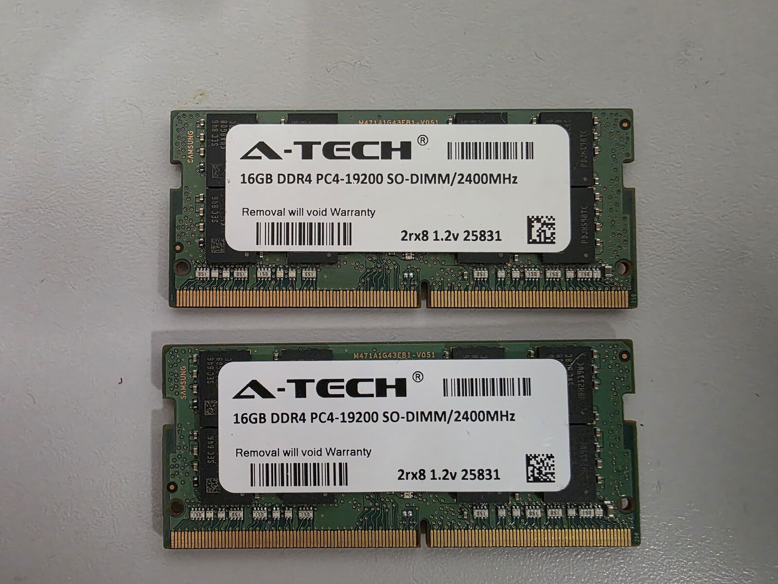 32 GB (2x16) DDR4 SODIMM 2400 RAM