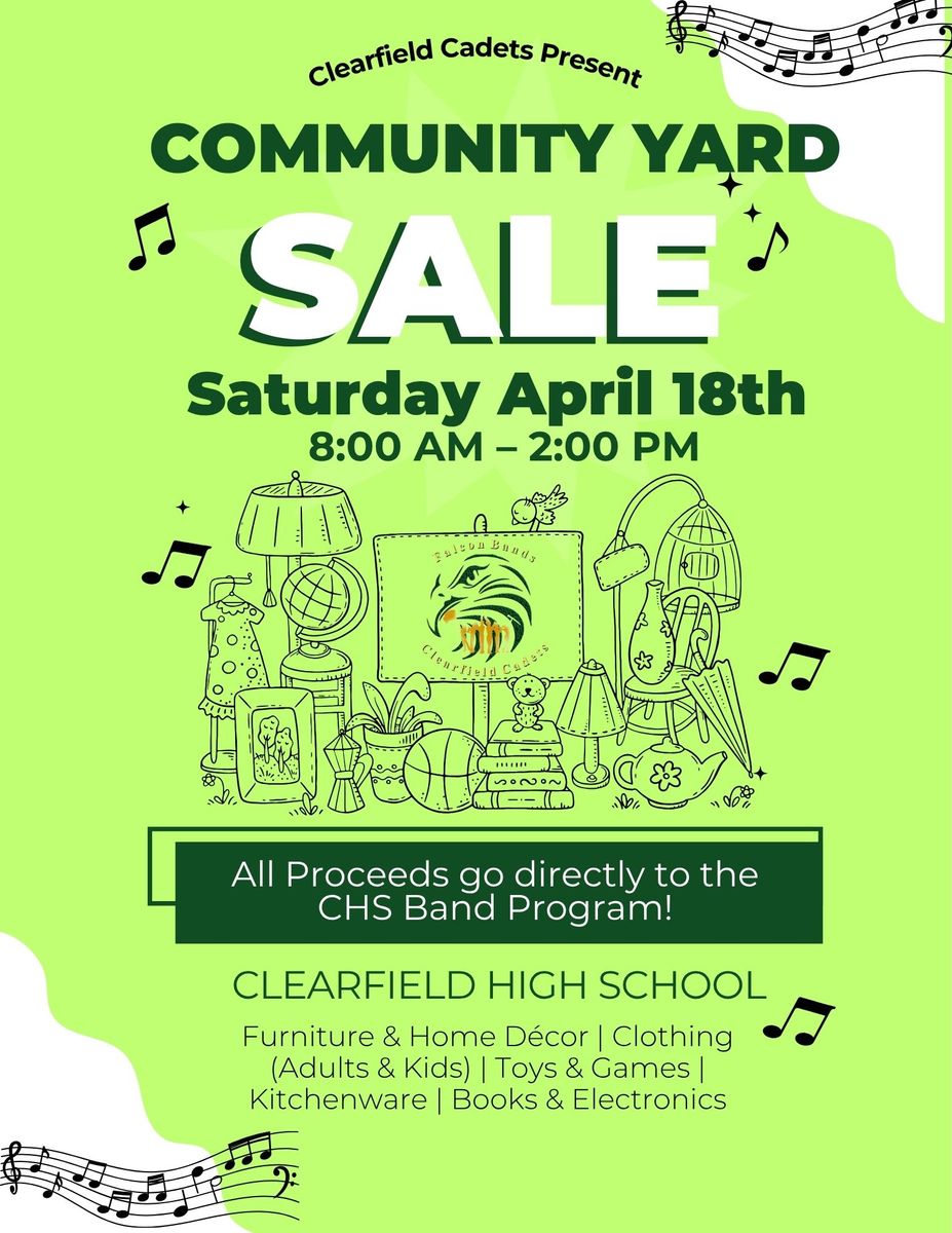 HUGE Community YARD SALE-SOMETHING FOR EVERYONE