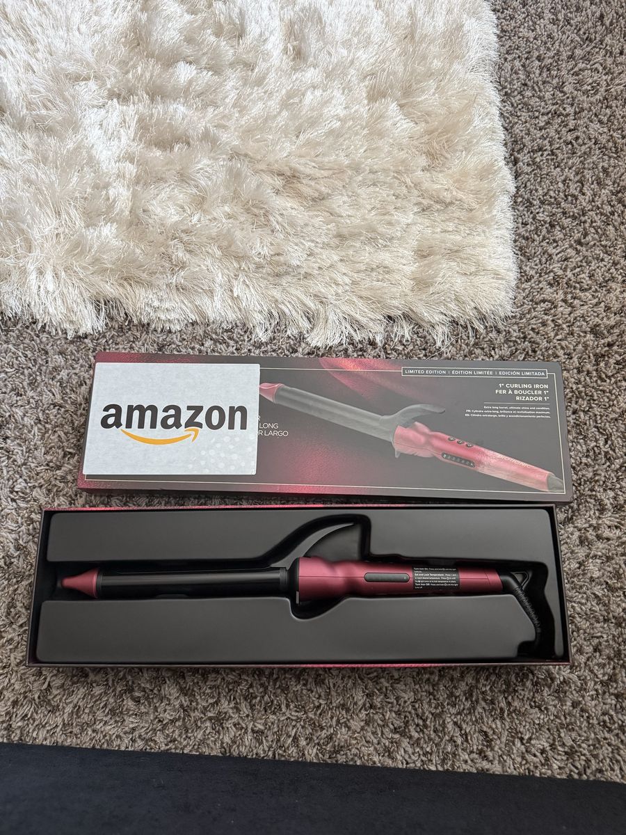 Bioionic 1” Long barrel red vouge curling iron