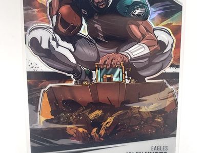 Jalen Hurts Manga Card Case Hit 2025 Prizm