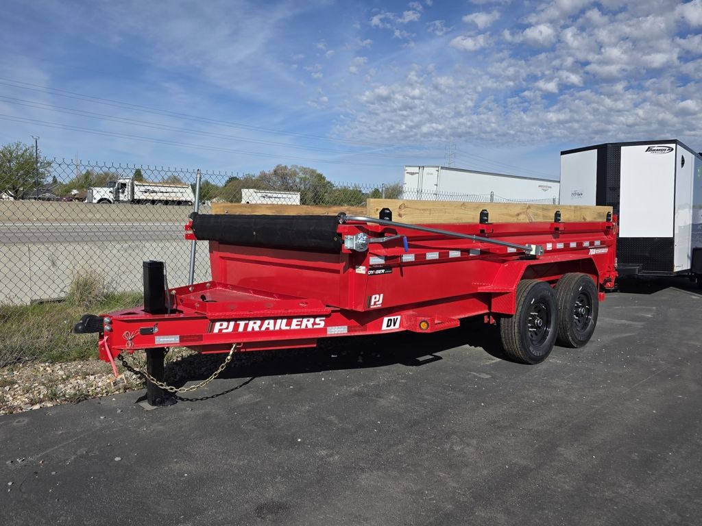 2026 PJ Trailers 7X14 DV 15.4K with 2' Sides Dump
