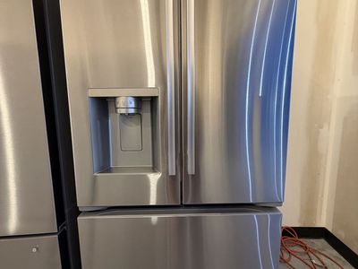 33” W. 25 Cu. Ft. Smart 3-Door French Door Refrigerator Standard Depth MAX – Stainless Steel | Dual Ice Makers